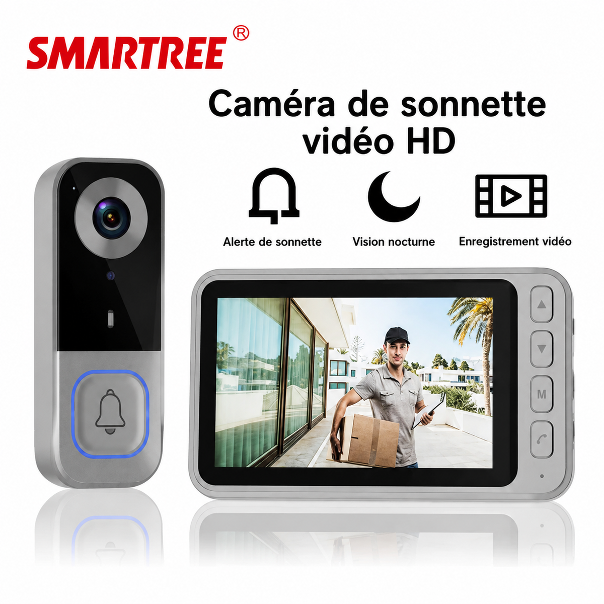 Interphone Vidéo HD 1080P